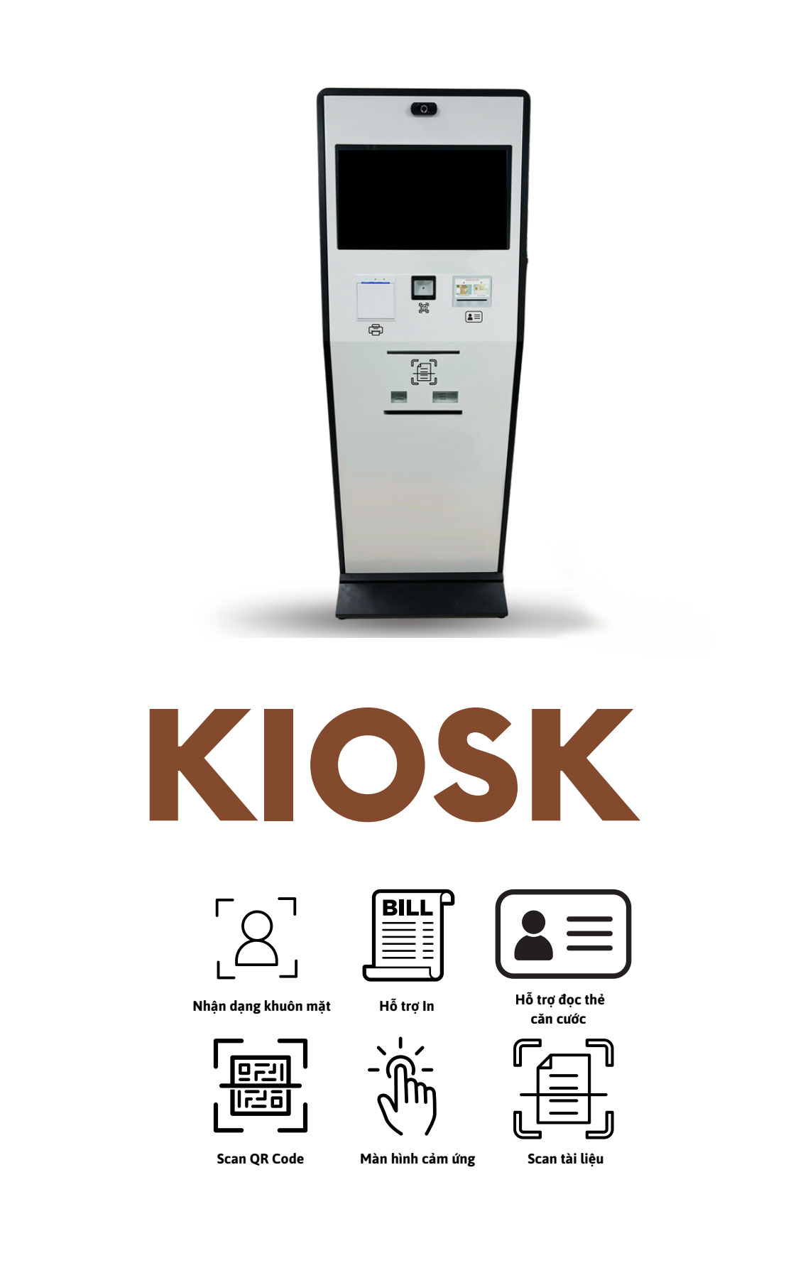 Kiosk tra cứu và nộp hồ sơ thủ tục hành chính